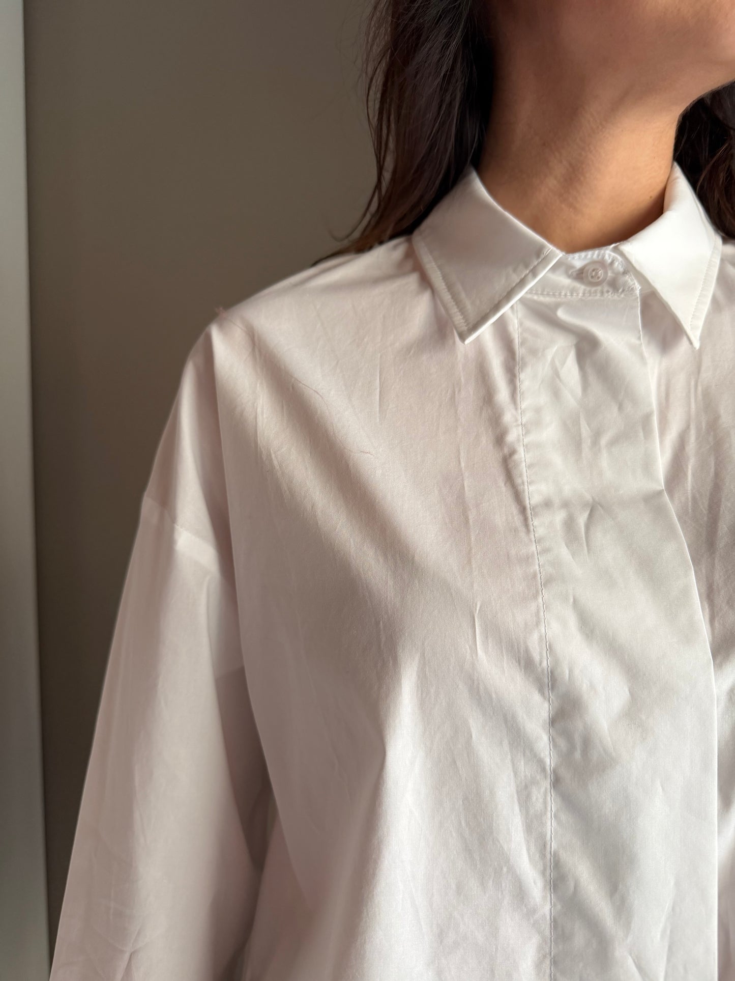 Camicia over con scritta