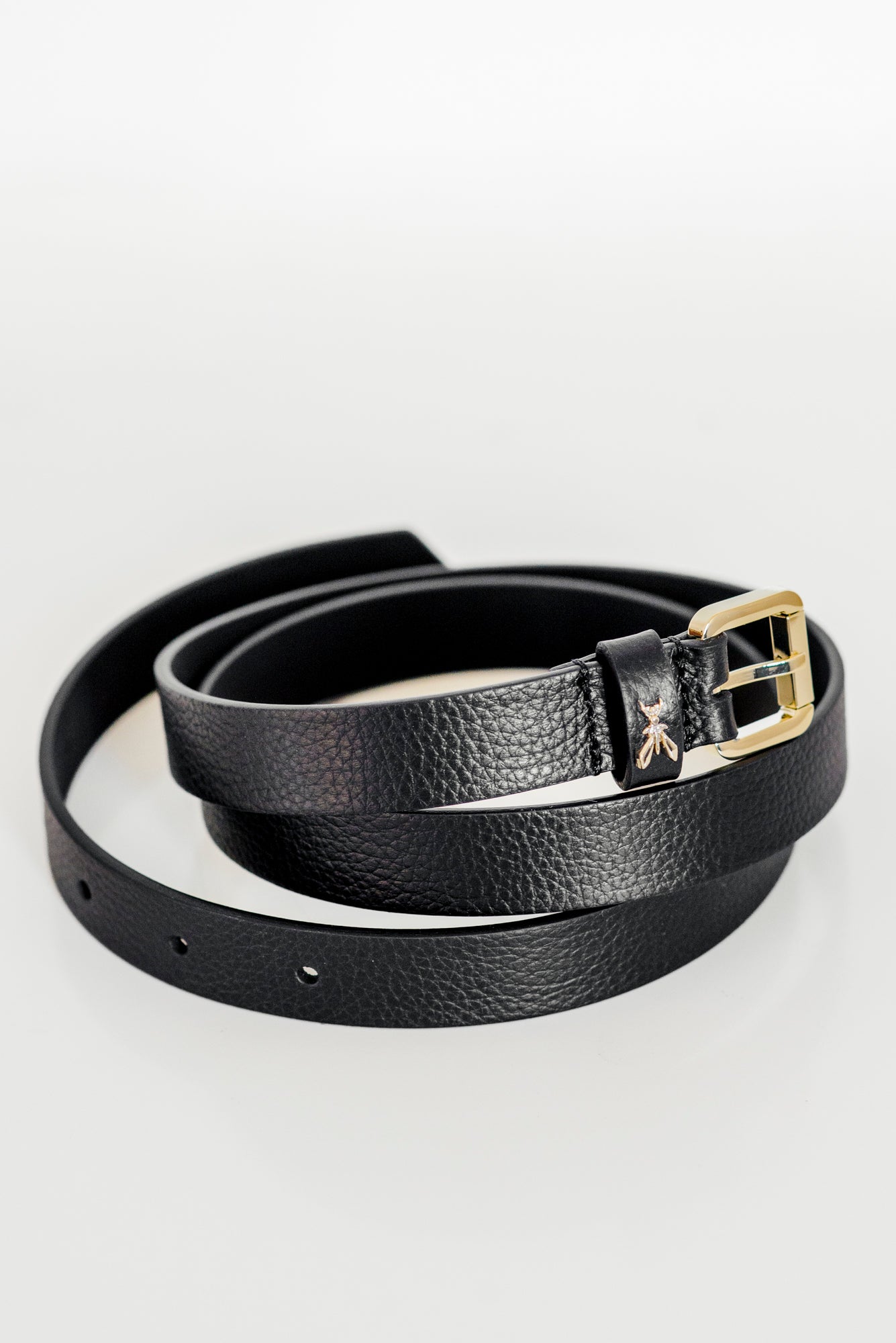 Cintura Sottile in Pelle Patrizia Pepe Gold