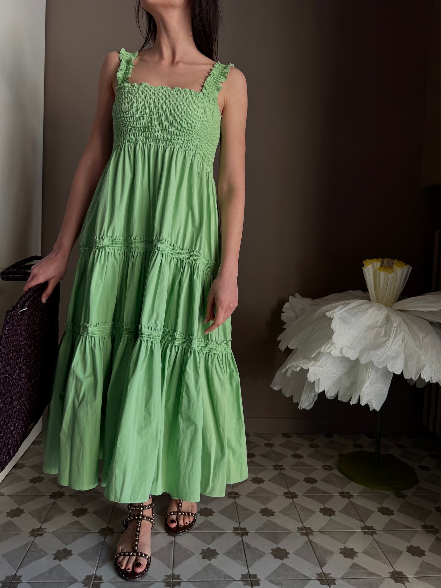 Vestito Lungo Sincer’re Paris – Light Green