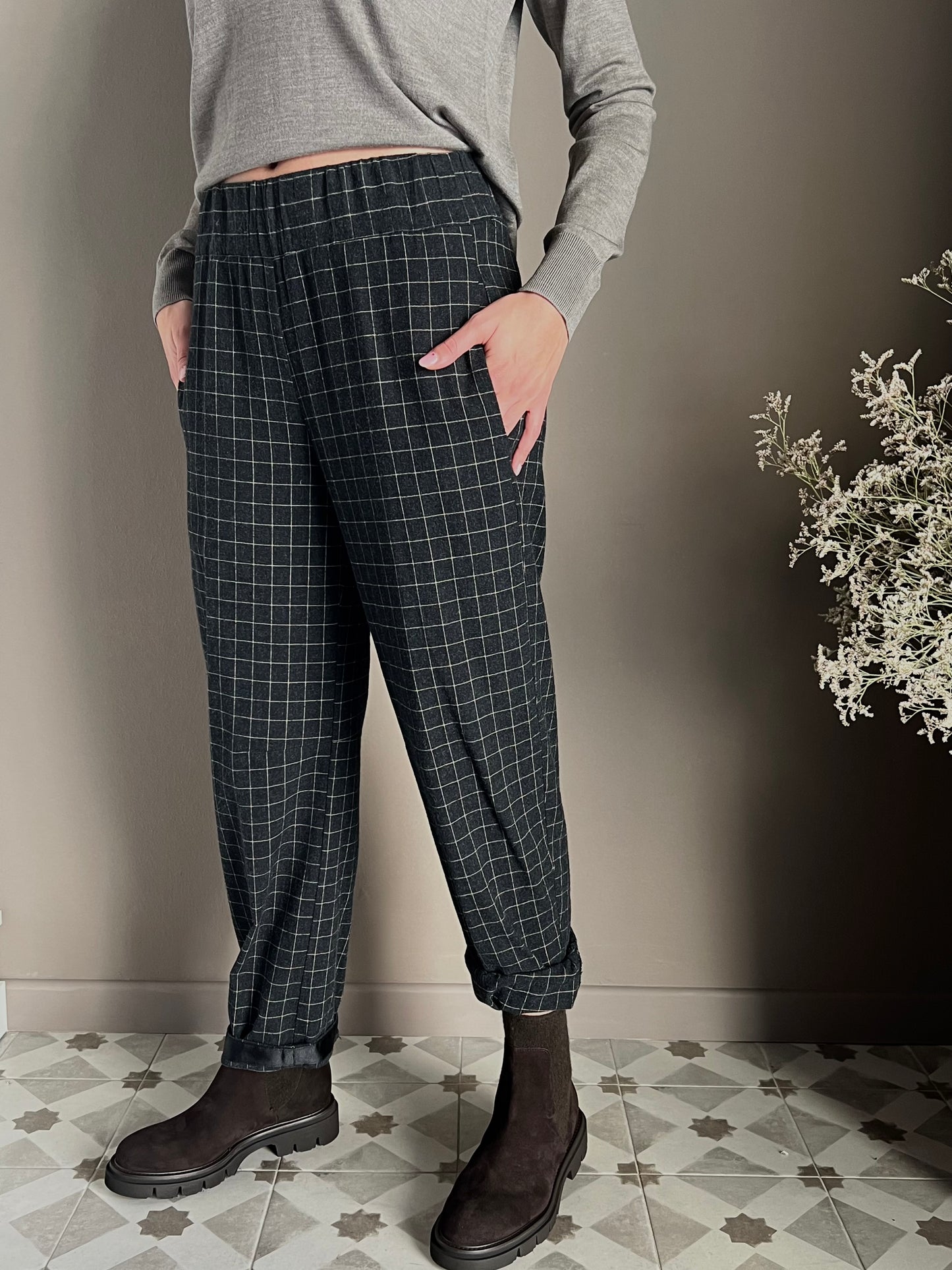 Pantalone Smart-casual Ceck Alessia Santi