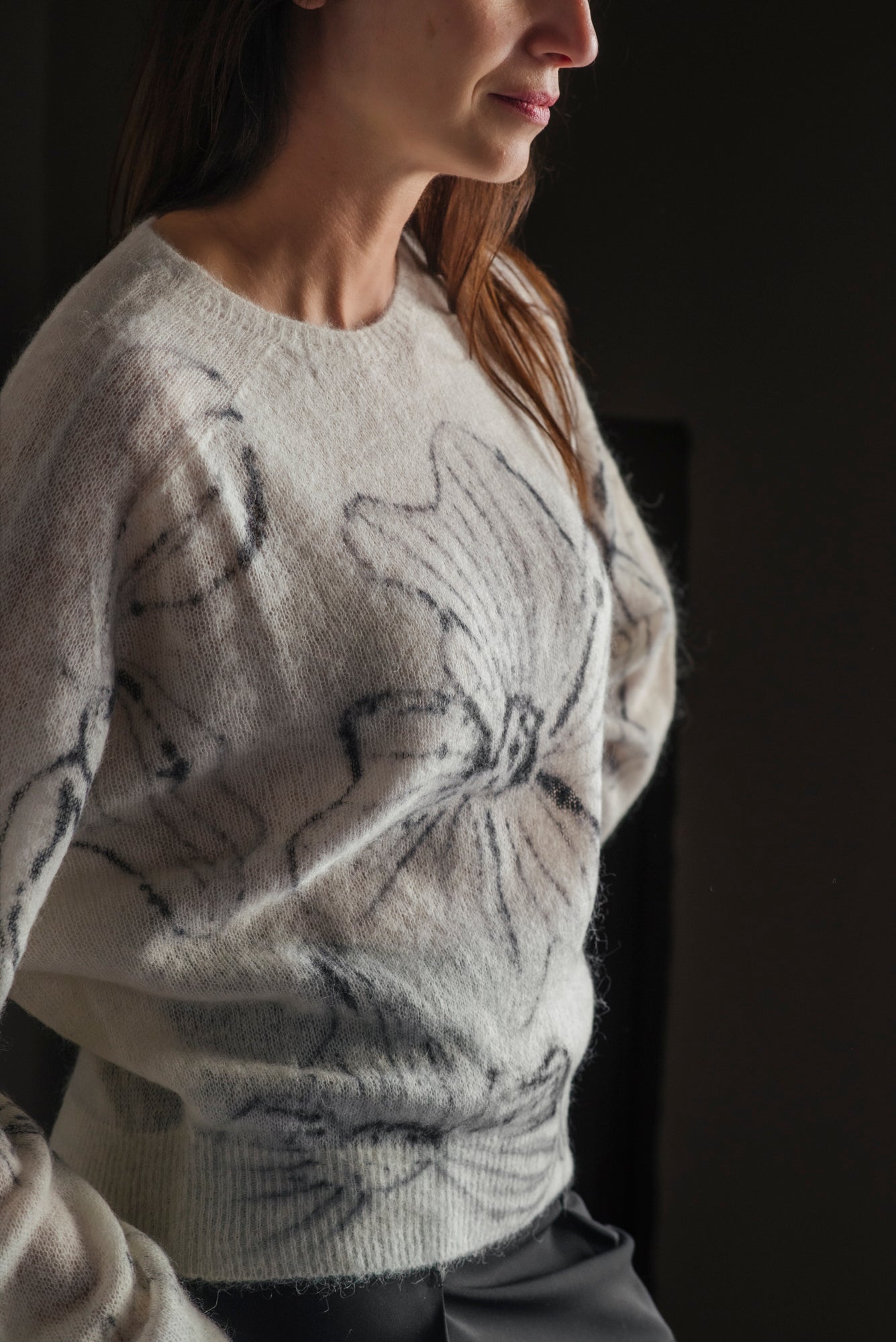Maglione con Motivo Floreale Alessia Santi