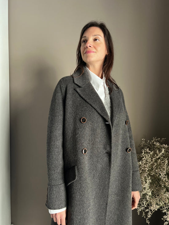 Cappotto Lungo Double-Breasted Alessia Santi
