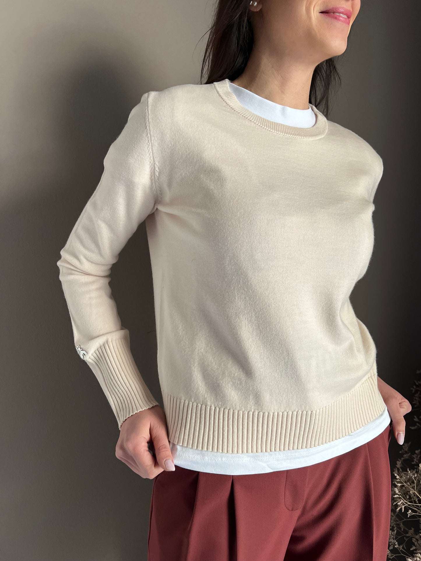 Maglia girocollo in lana Patrizia Pepe