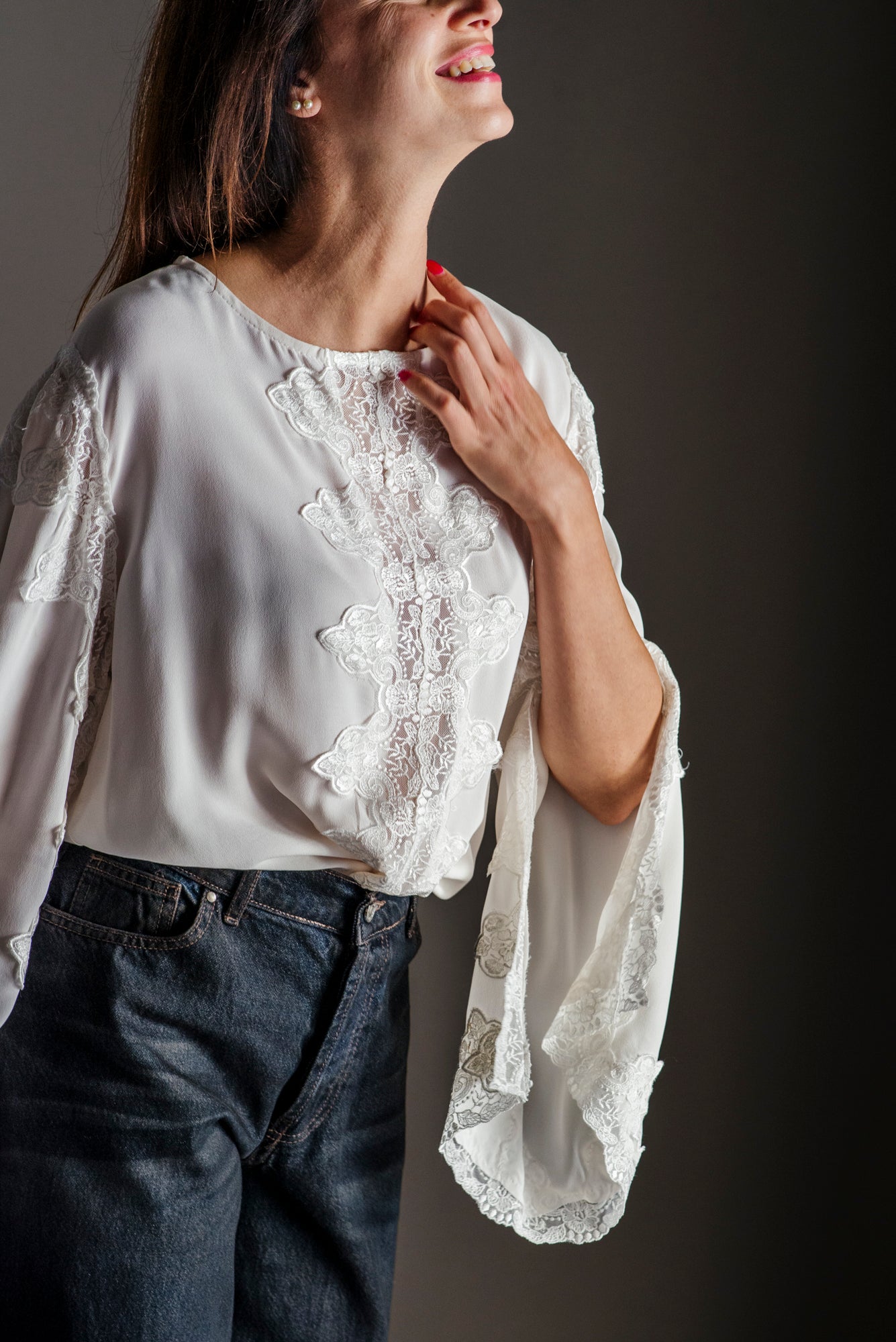 Blusa pizzo