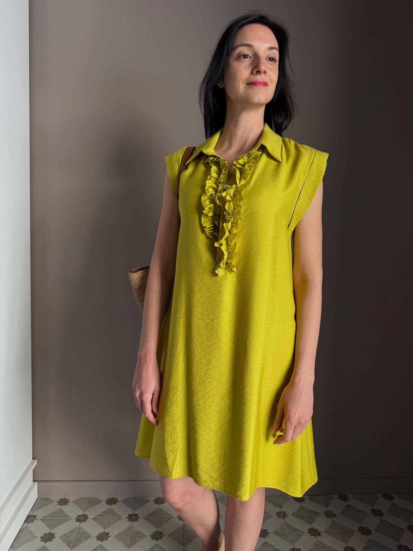 Vestito So Allure con Rouches – Lime