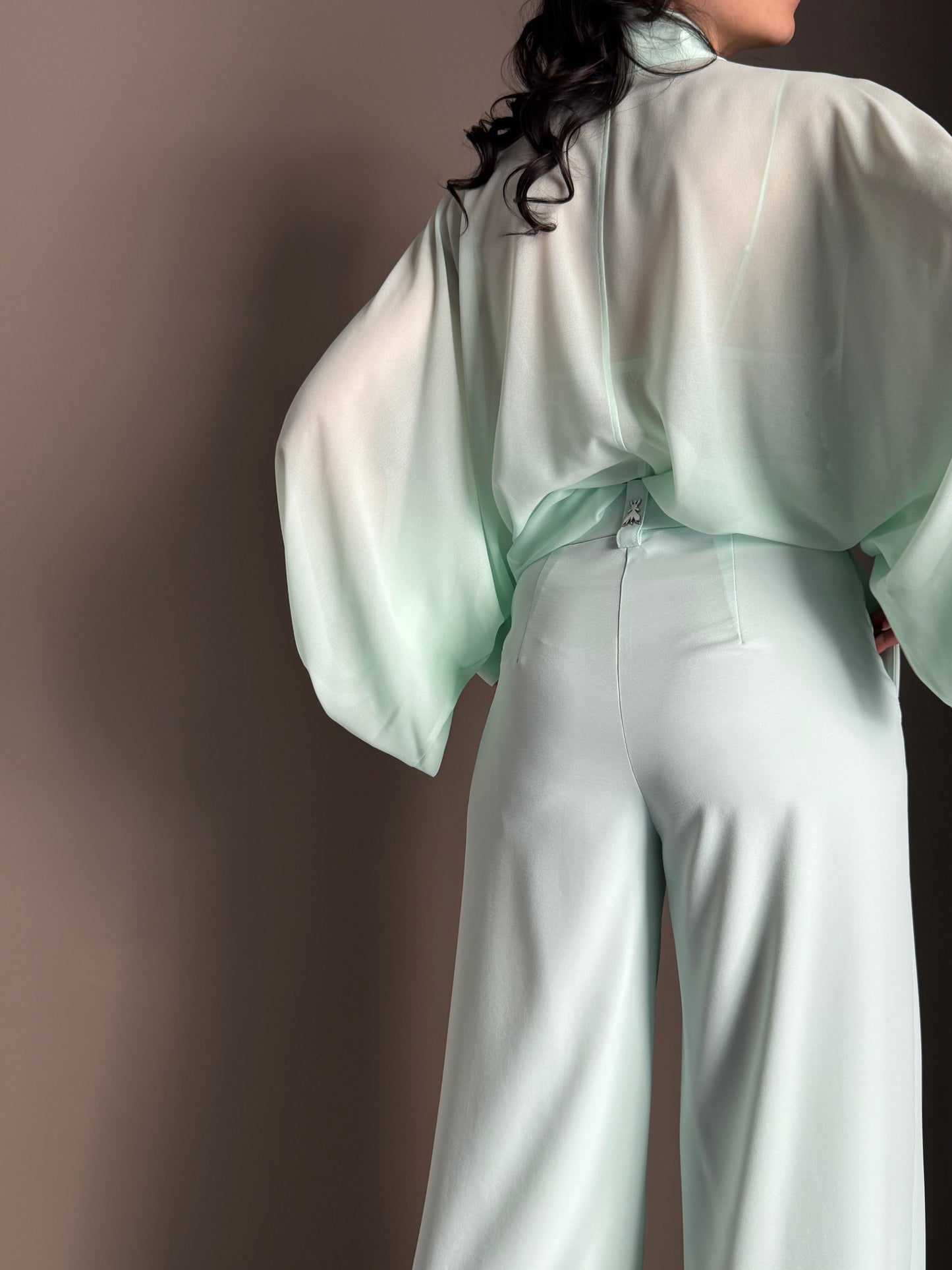 Camicia Patrizia Pepe Light Aqua