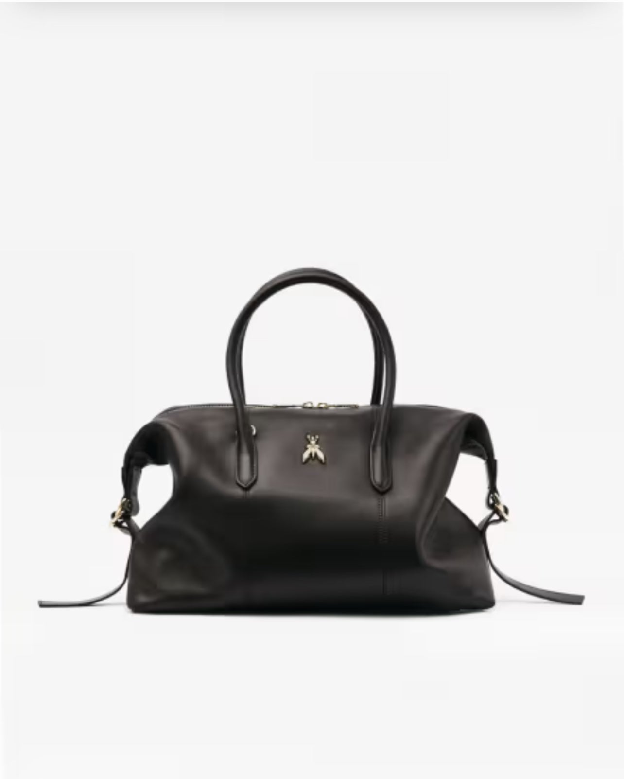 Borsa Bauletto  letto in pelle marrone