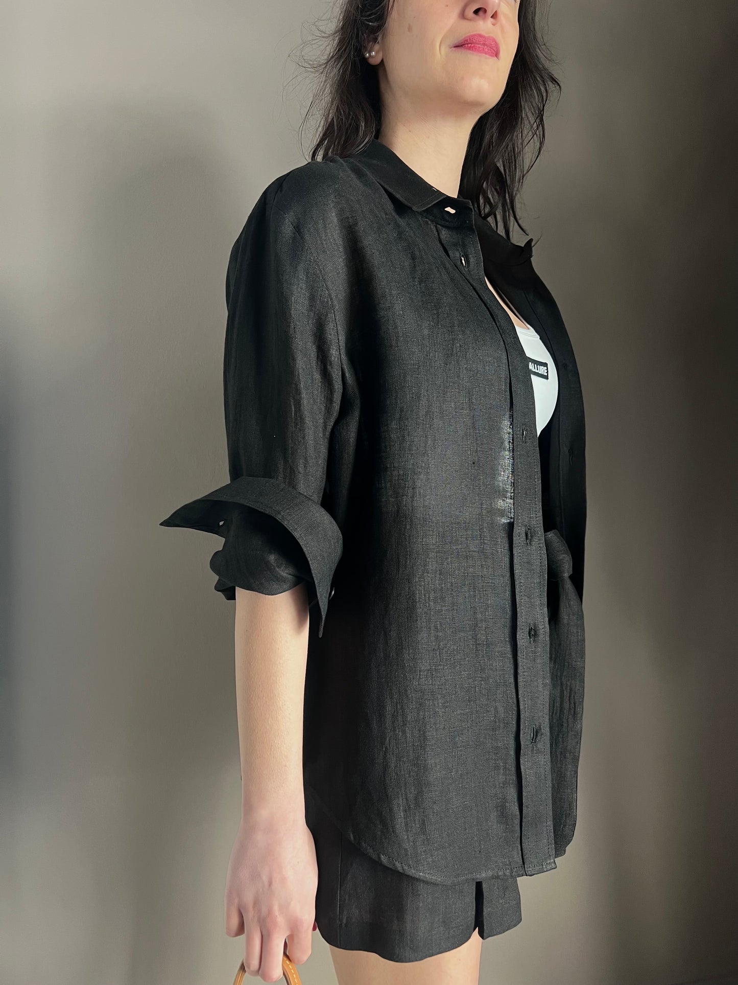 Camicia in lino linea maschile