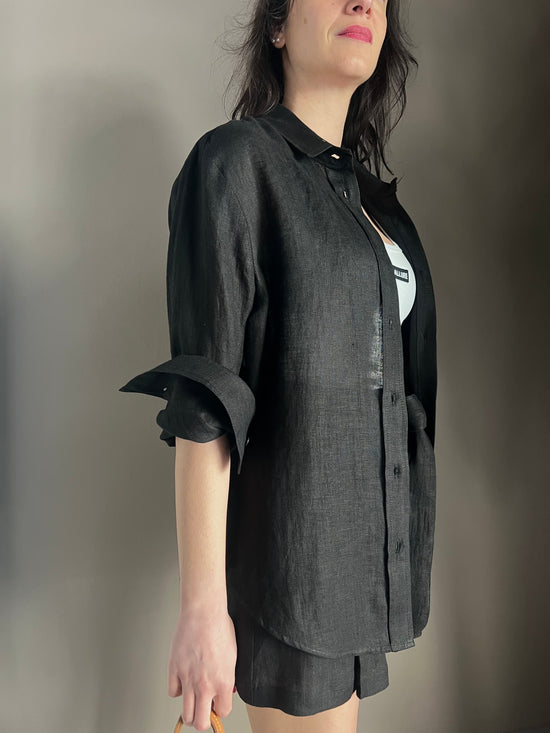 Camicia in lino linea maschile