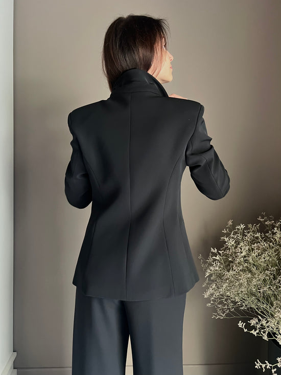 Giacca in crepe slim