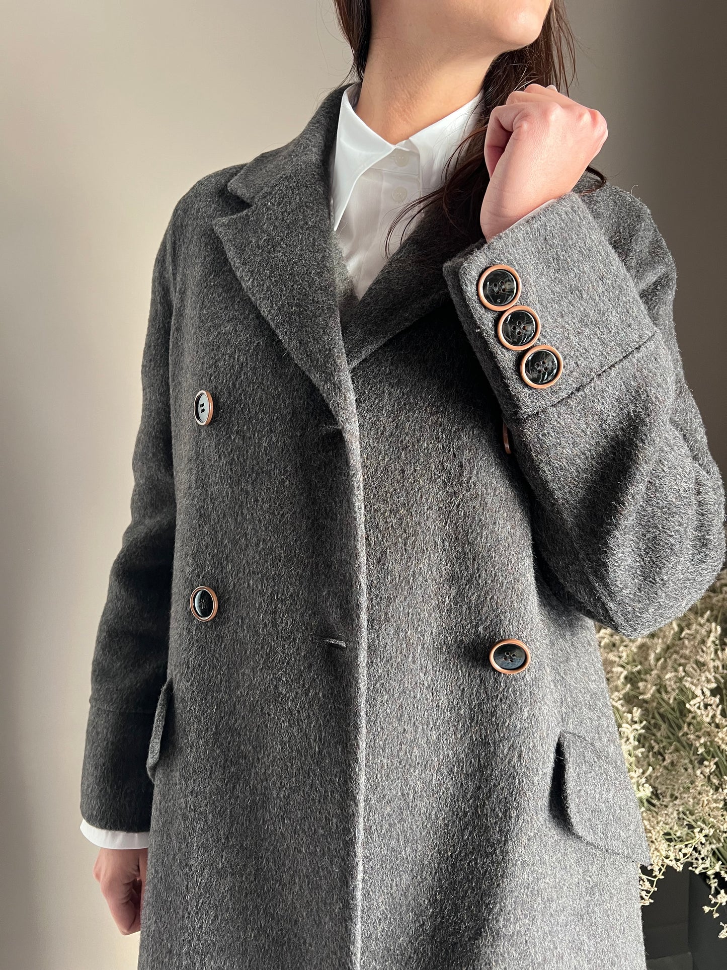 Cappotto Lungo Double-Breasted Alessia Santi