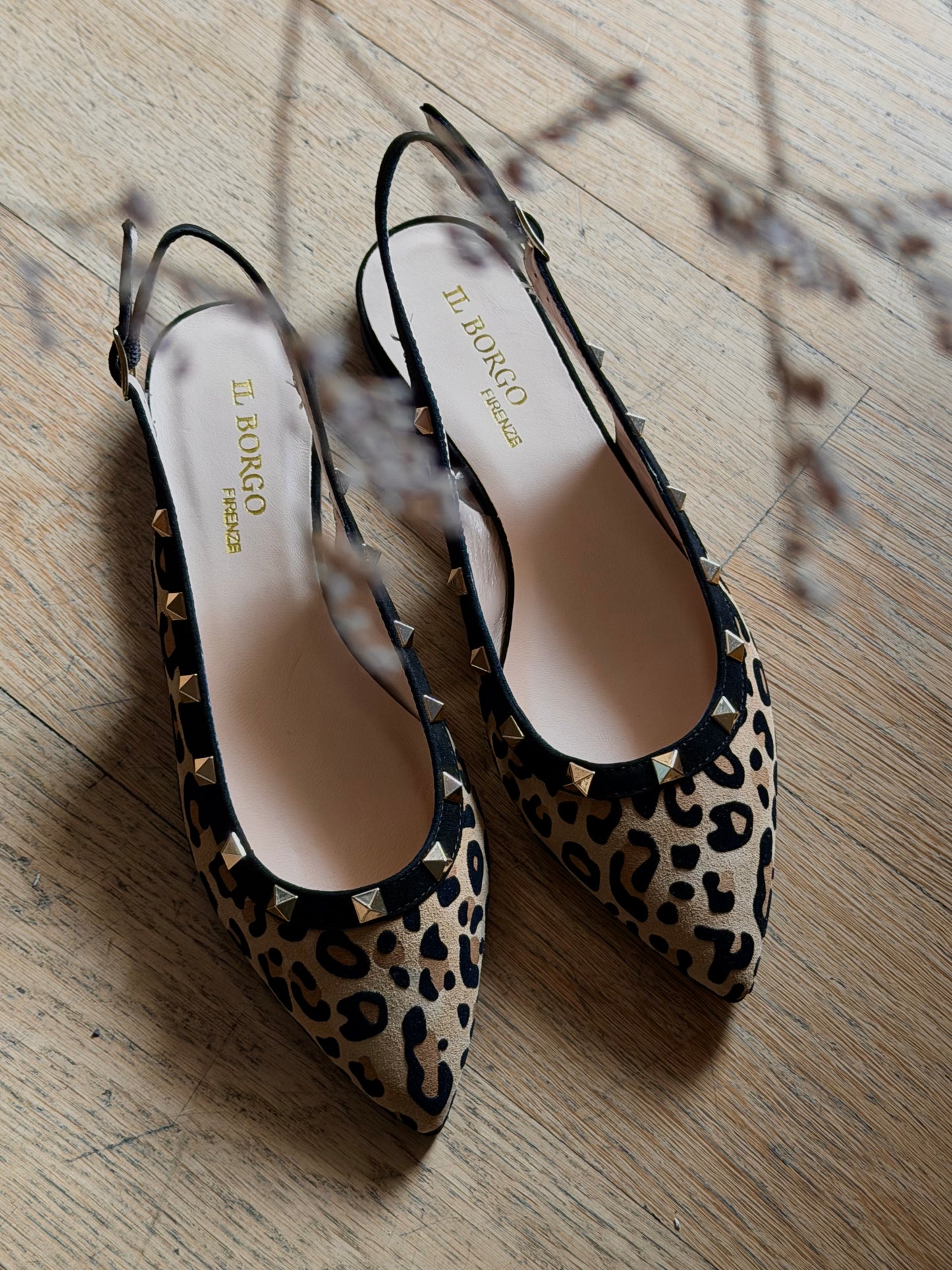 Slingback animalier