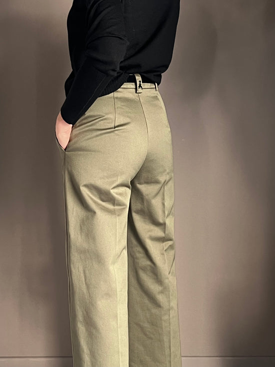Pantalone dritto strutturato
