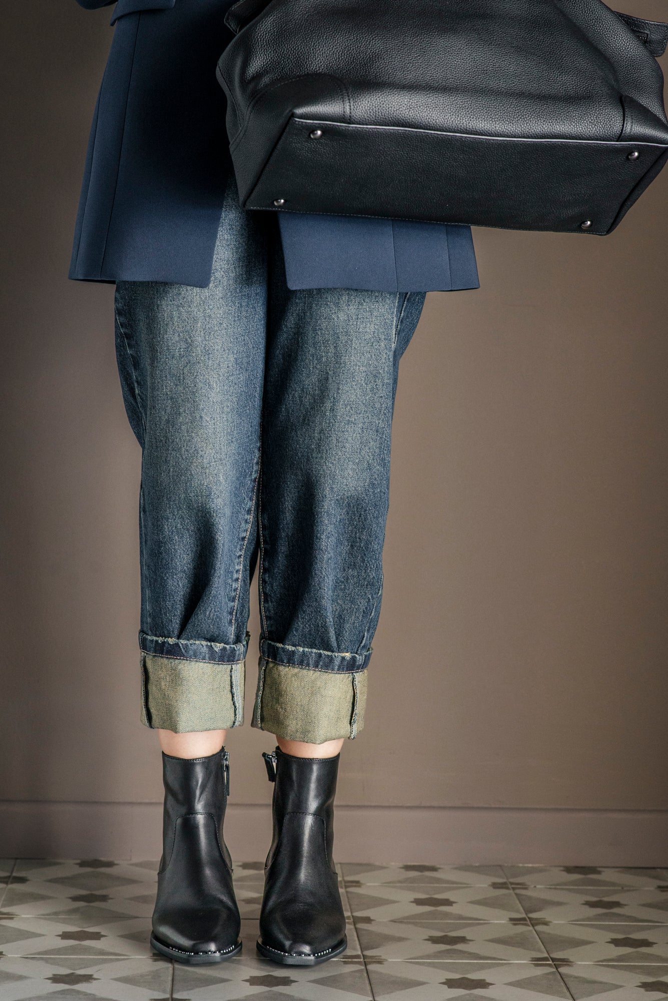 Stivaletto texano in pelle Ash