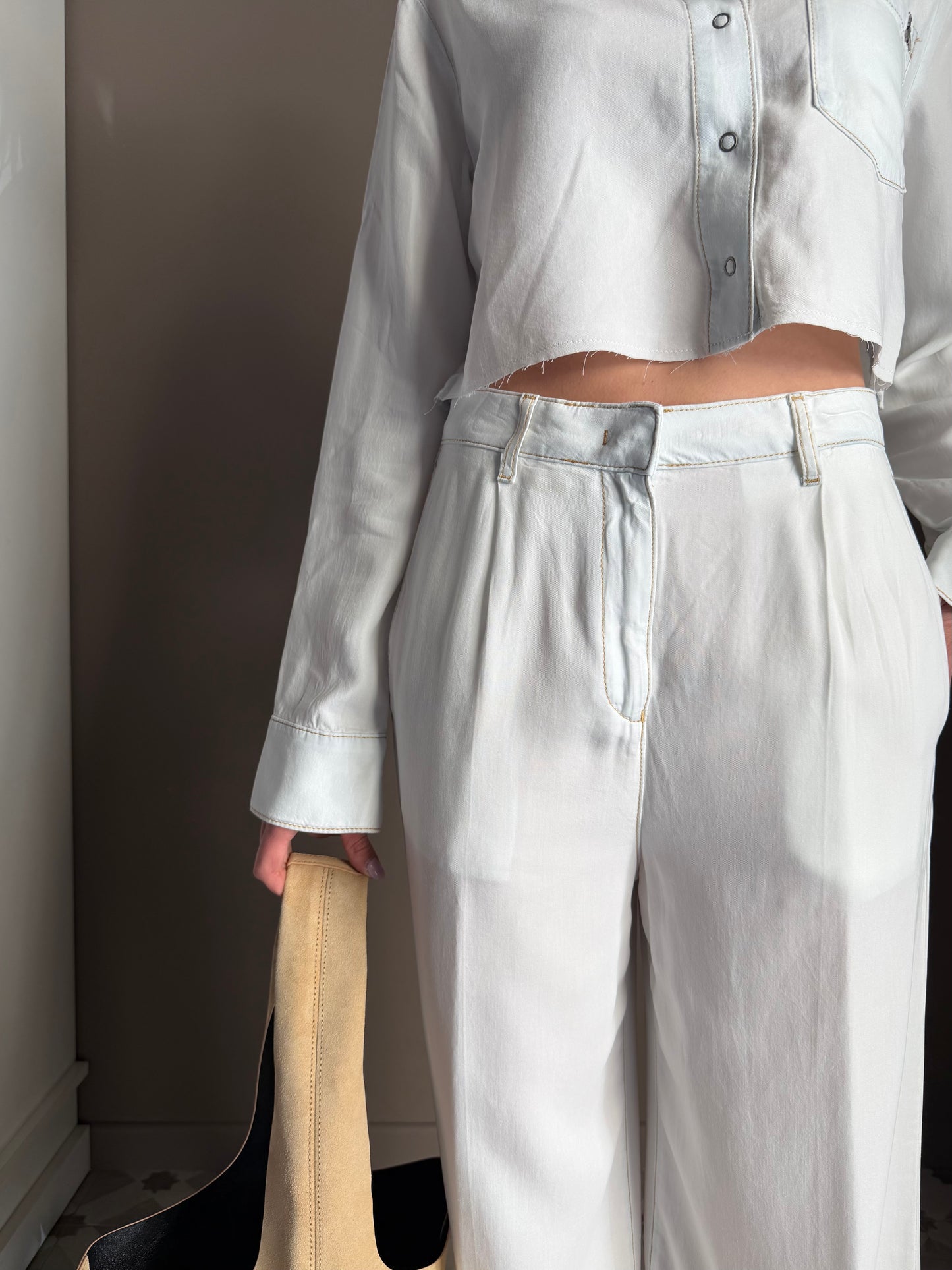 Pantalone Wide-Leg in Lyocell – Patrizia Pepe