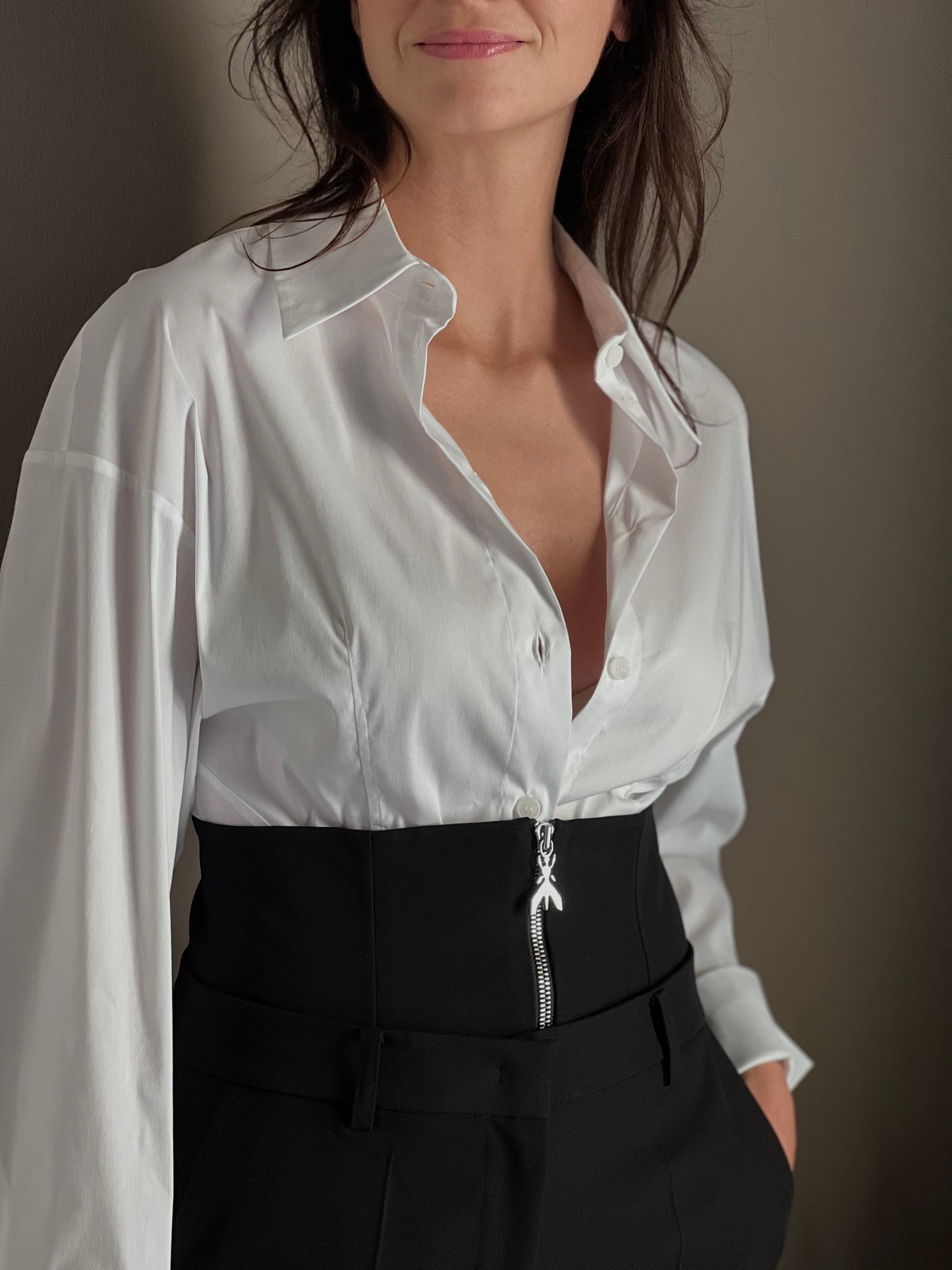 Pantaloni baggy con corsetto