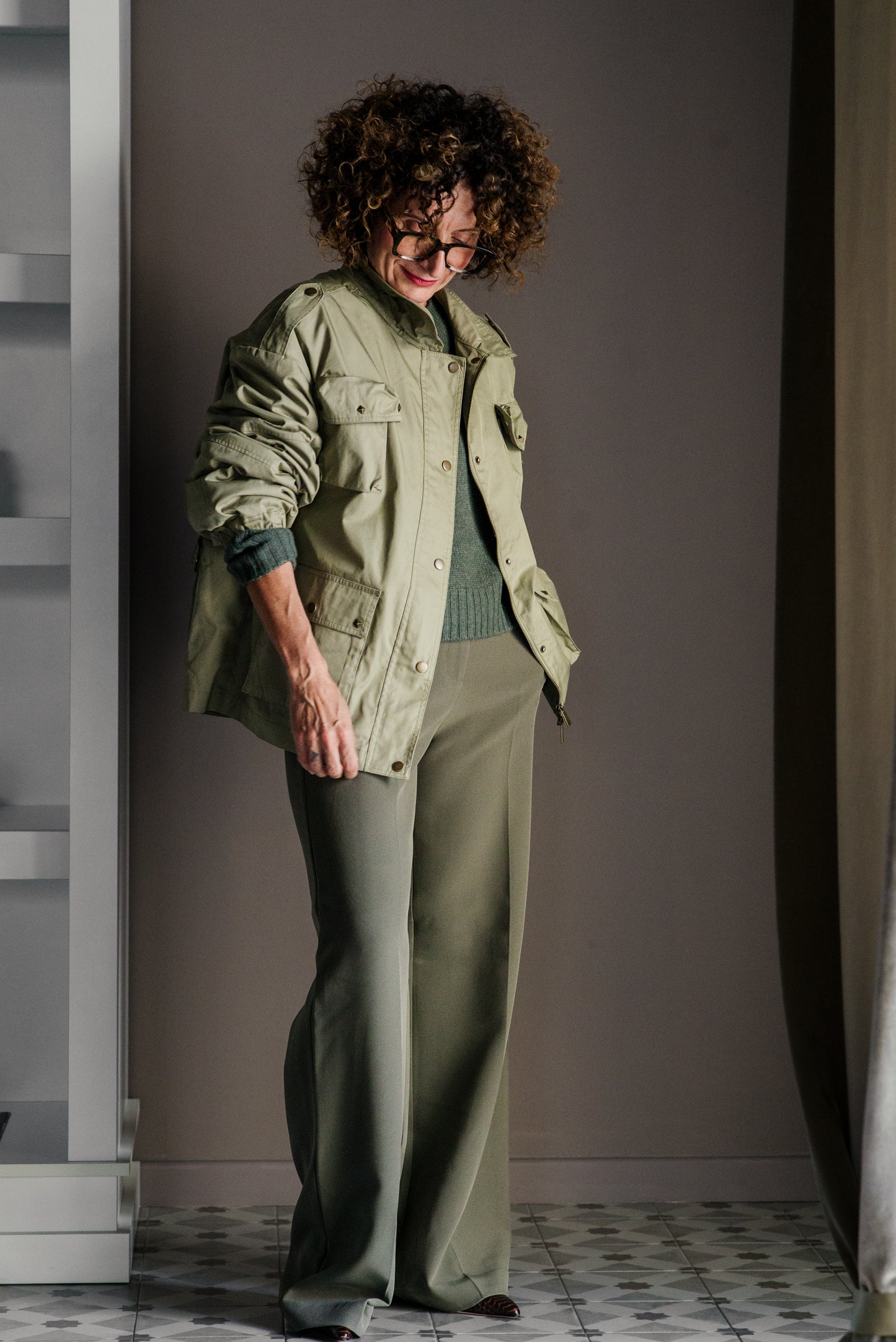 Parka 2 in 1 modulare con gilet in ecofur A. Santi