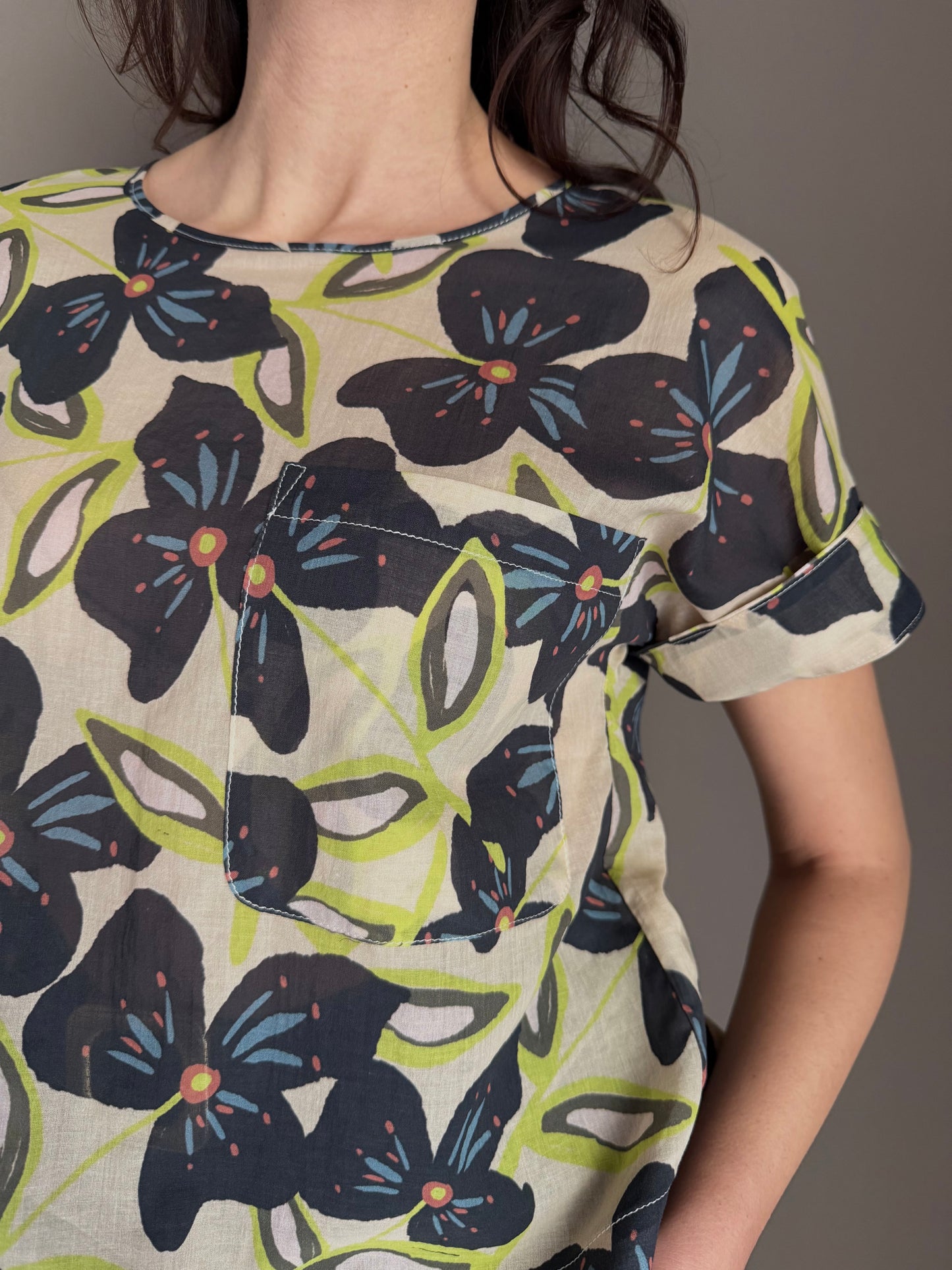 Blusa Alessia Santi Flowers
