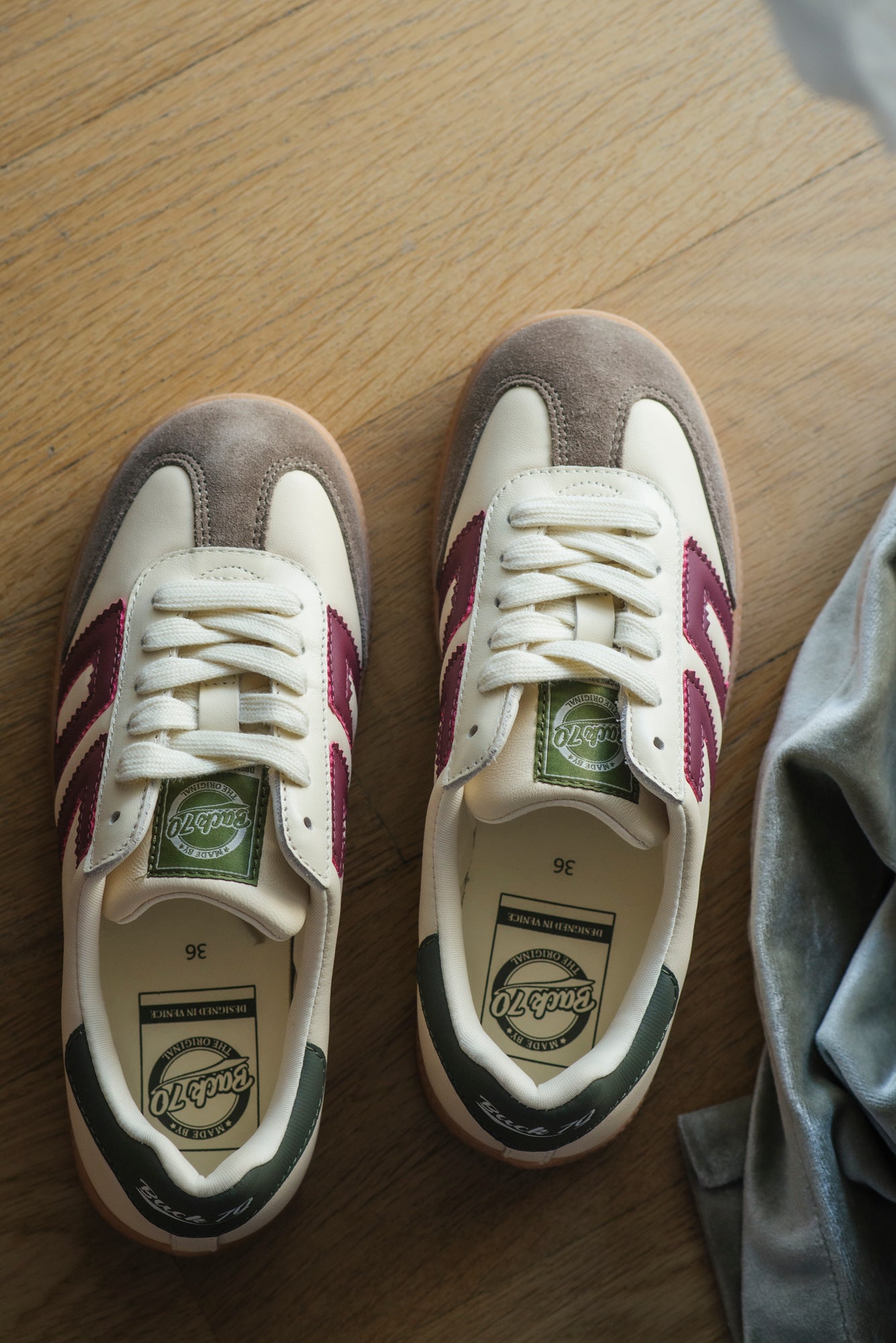Sneakers in pelle e suede Black 70