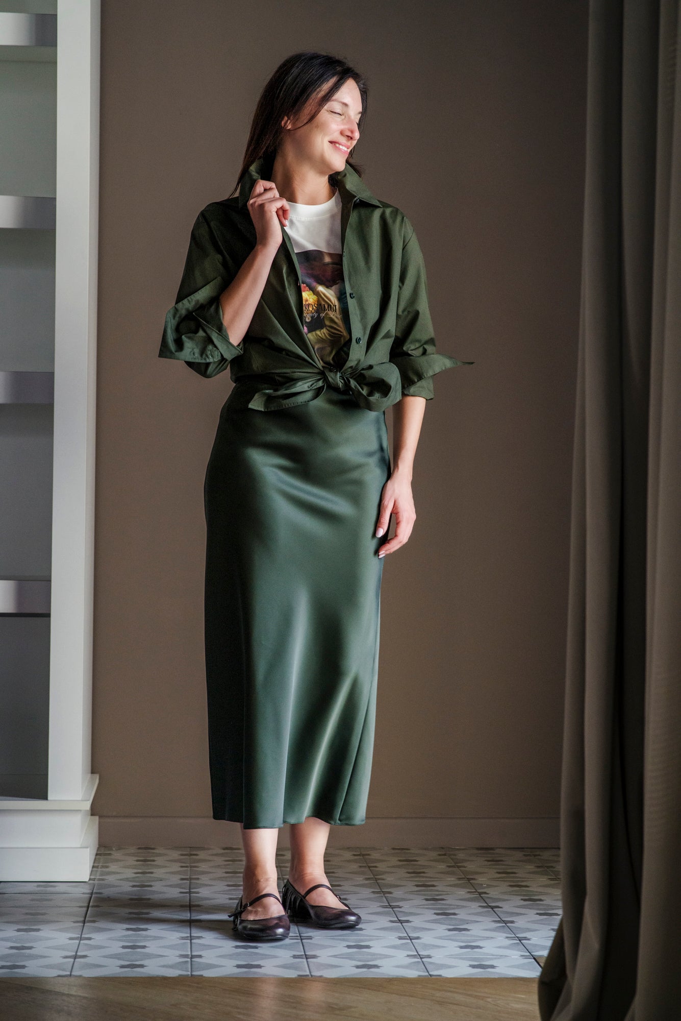 Gonna Longuette Fluida – Patrizia Pepe