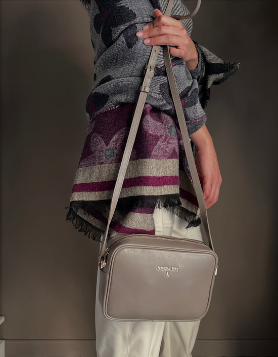Borsa tracolla in pelle con tasca interna