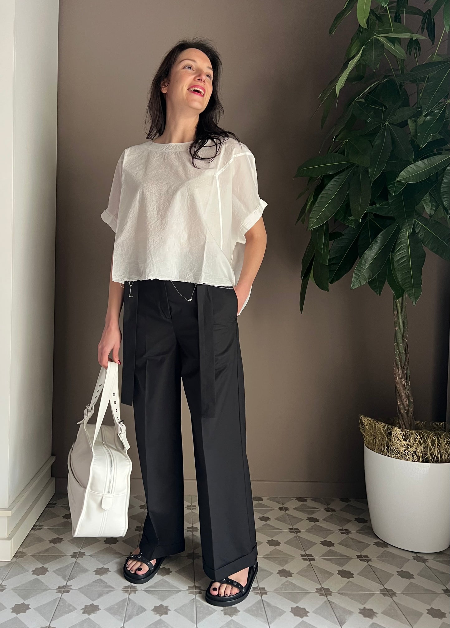 Maglia in garza di cotone Noumeno Concept