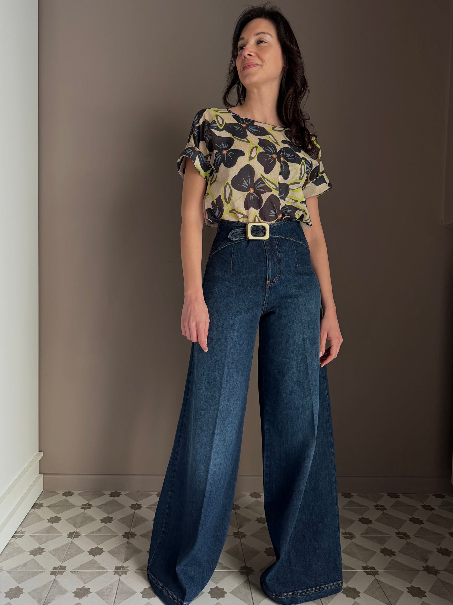 Blusa Alessia Santi Flowers