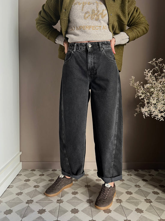 Pantalone denim Baloon Fit Solo Tre