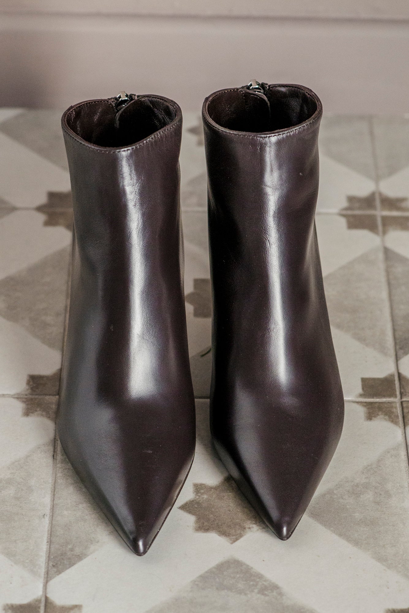 Stivaletto Chantal in Pelle Testa di Moro