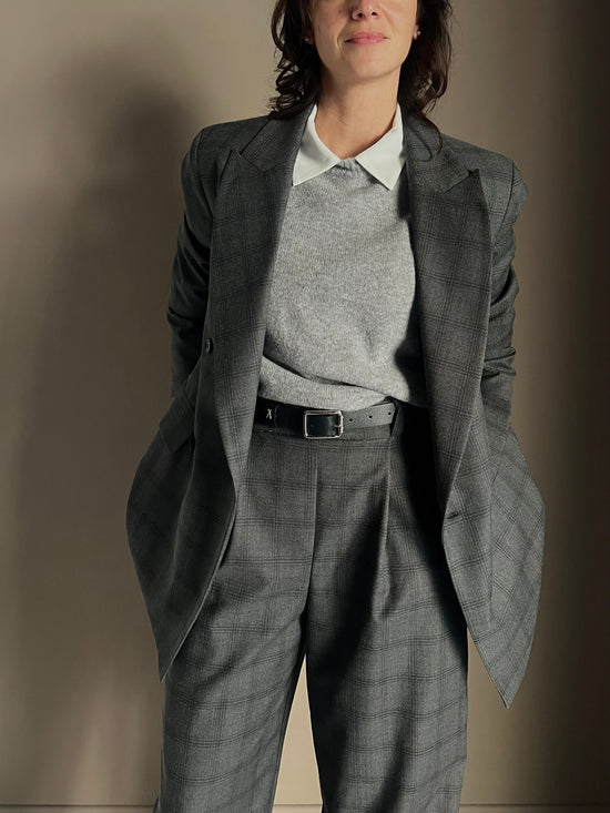 Maglioncino girocollo in misto cashmere Solo Tre