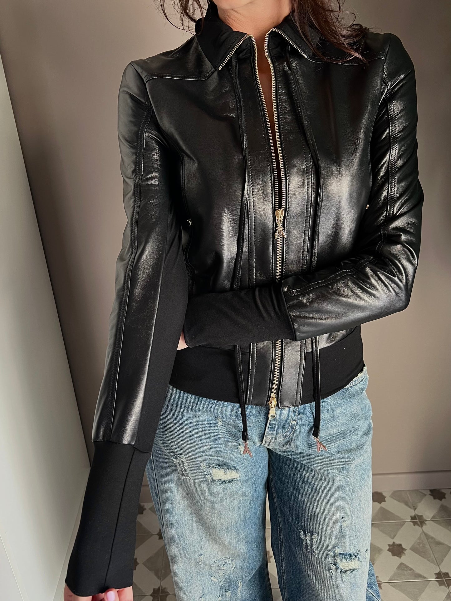 Giacca in pelle
