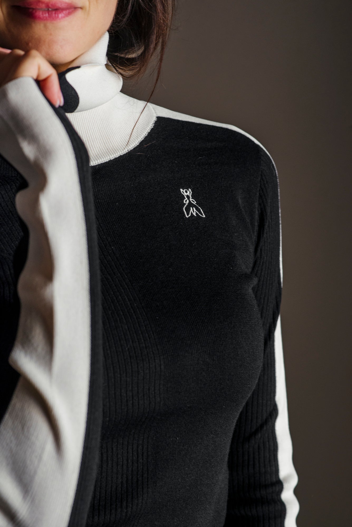 Maglione Dolcevita Bicolor – Patrizia Pepe