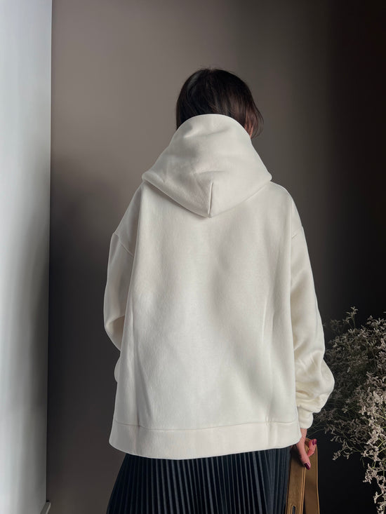 Felpa oversize con spacchi laterali