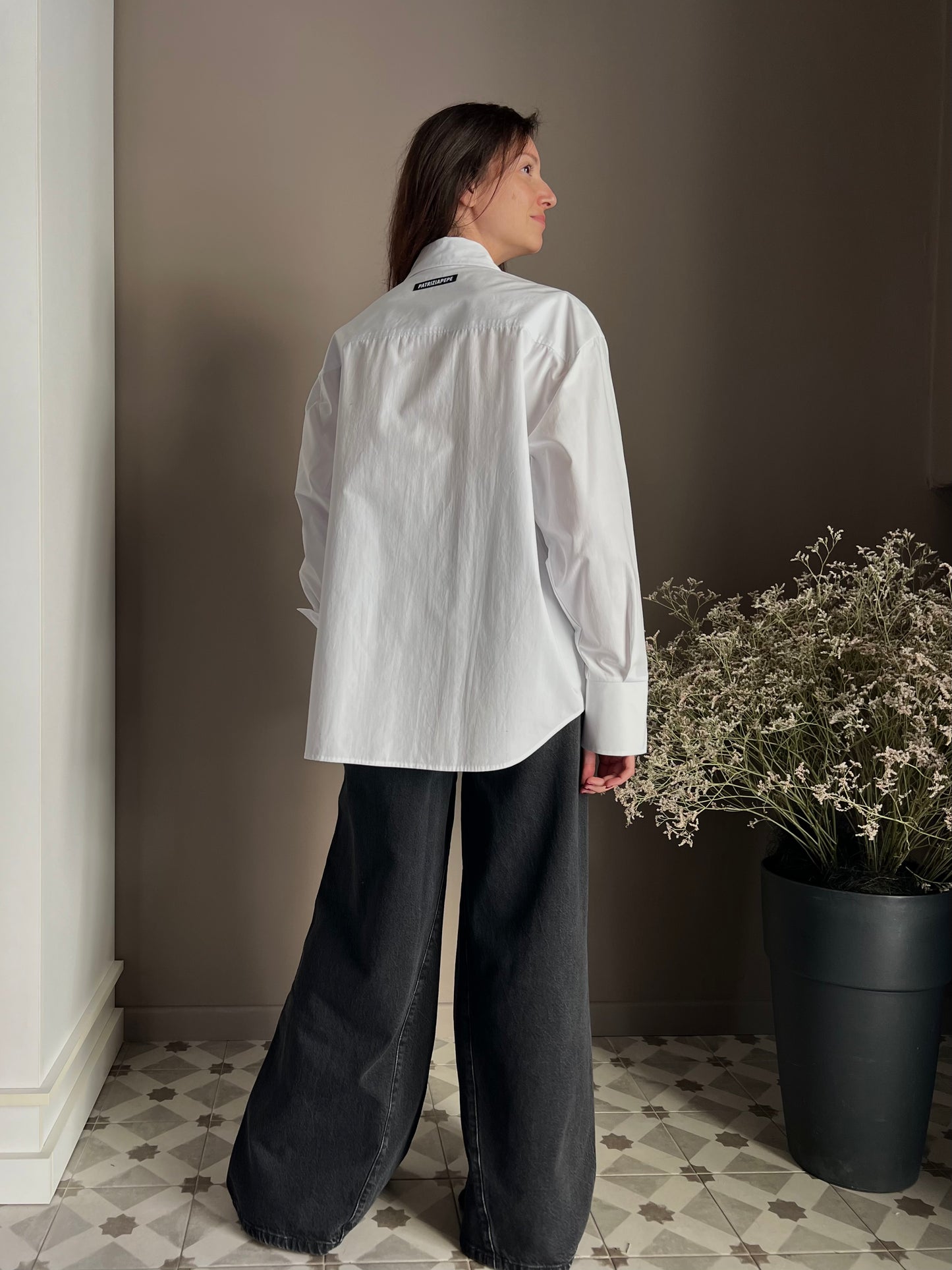 Camicia over in cotone