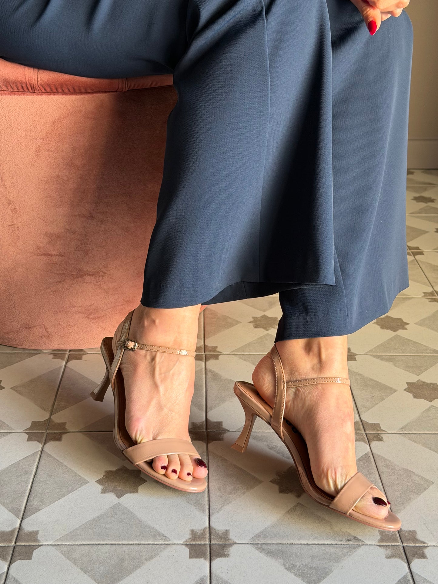 Sandalo Bibi Lou in Vernice Nude