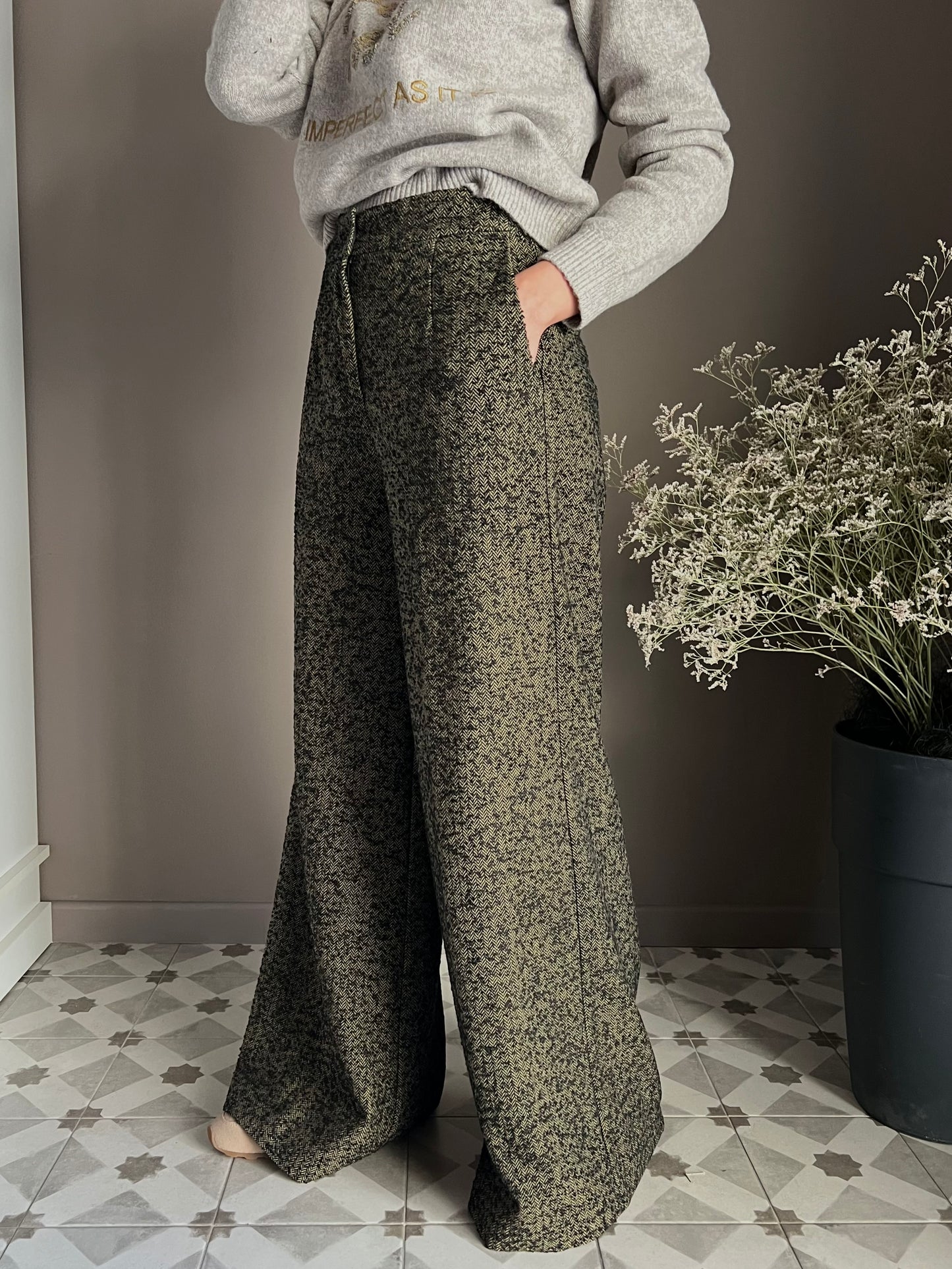 Pantalone palazzo fil-à-fil Alessia Santi