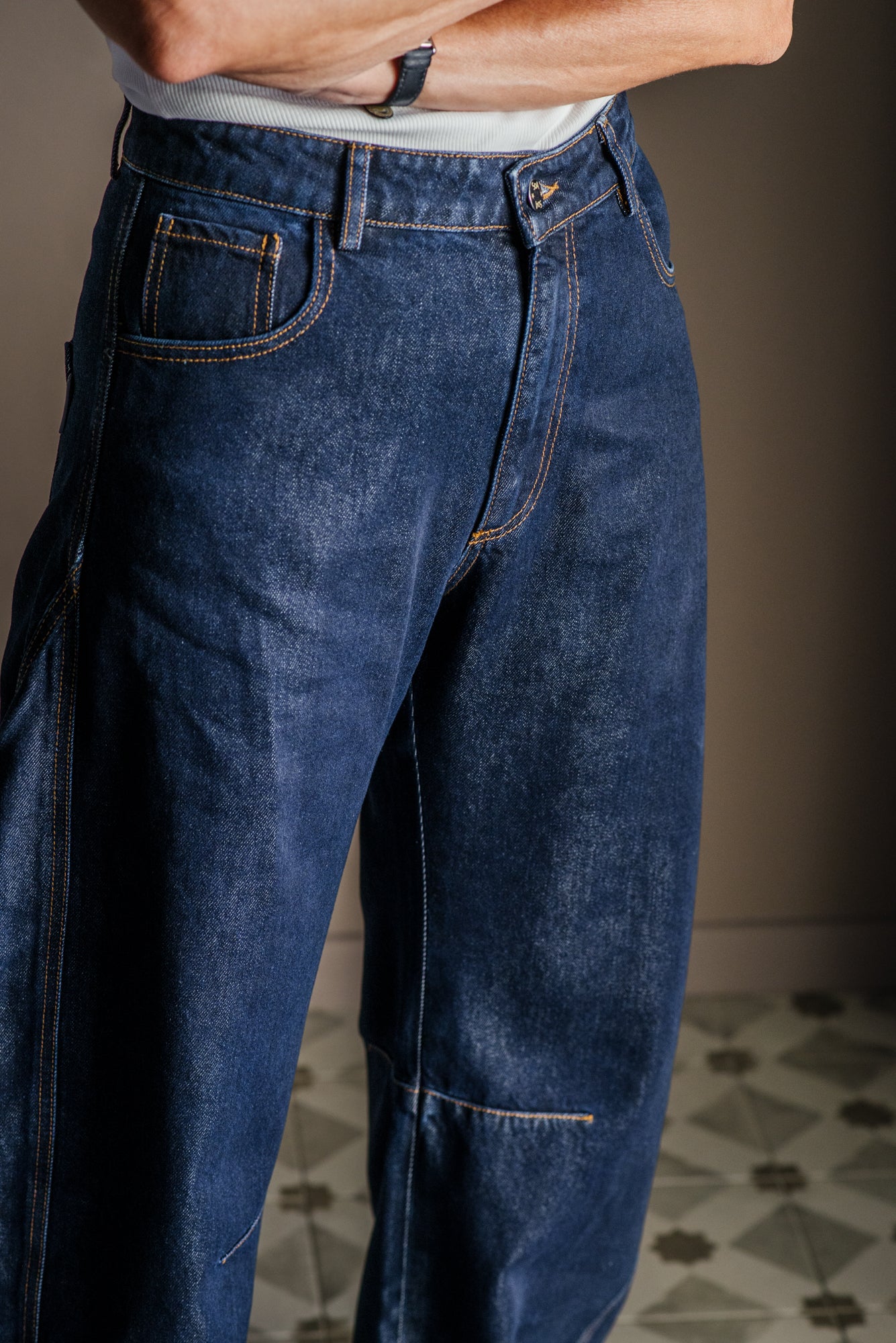 Pantalone jeans barrel fit - So Allure