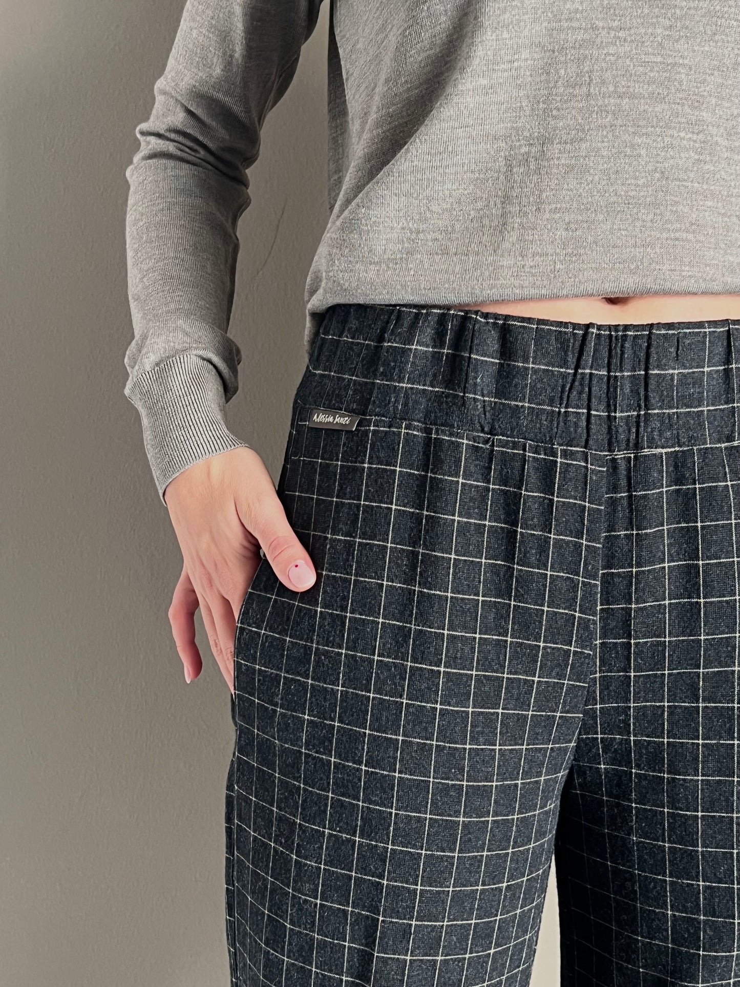 Pantalone Smart-casual Ceck Alessia Santi