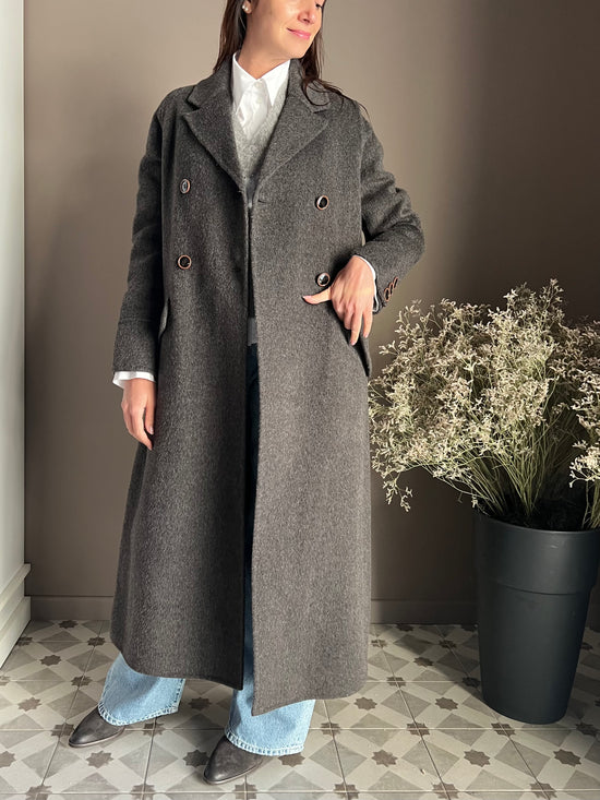 Cappotto Lungo Double-Breasted Alessia Santi