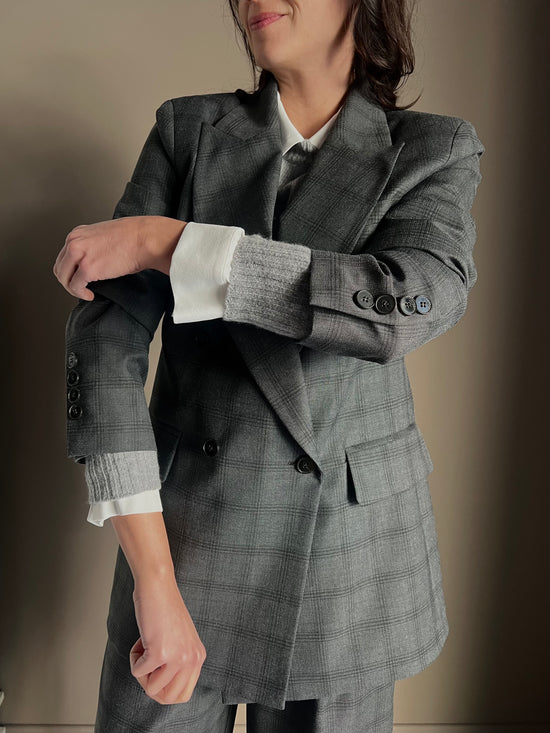 Giacca doppiopetto Ceck antracite