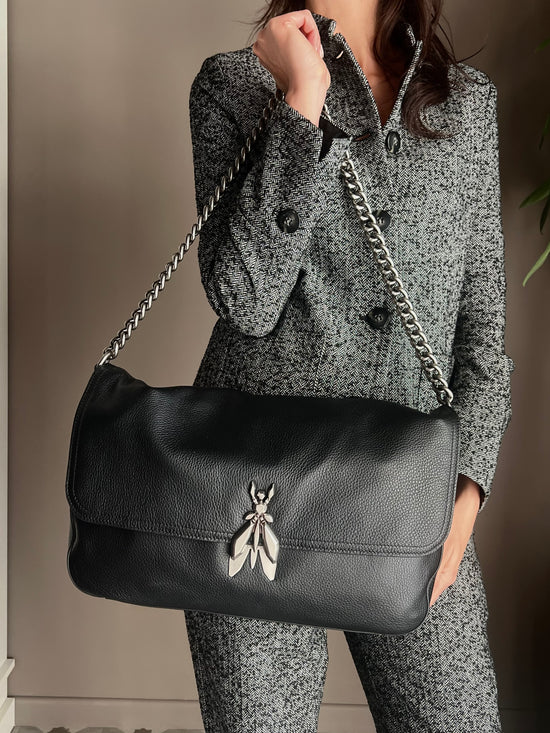 Borsa a spalla grande Fly con catena