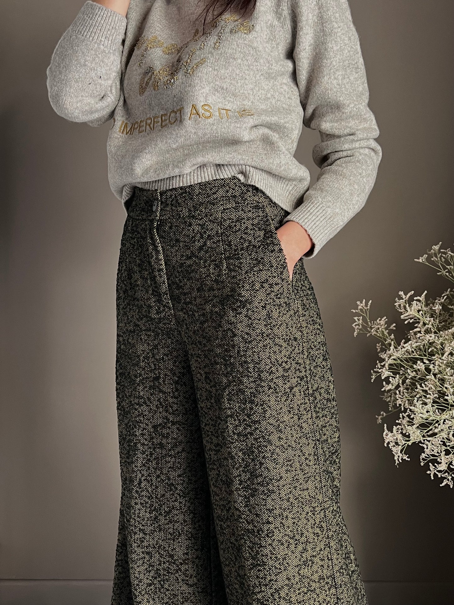 Pantalone palazzo fil-à-fil Alessia Santi