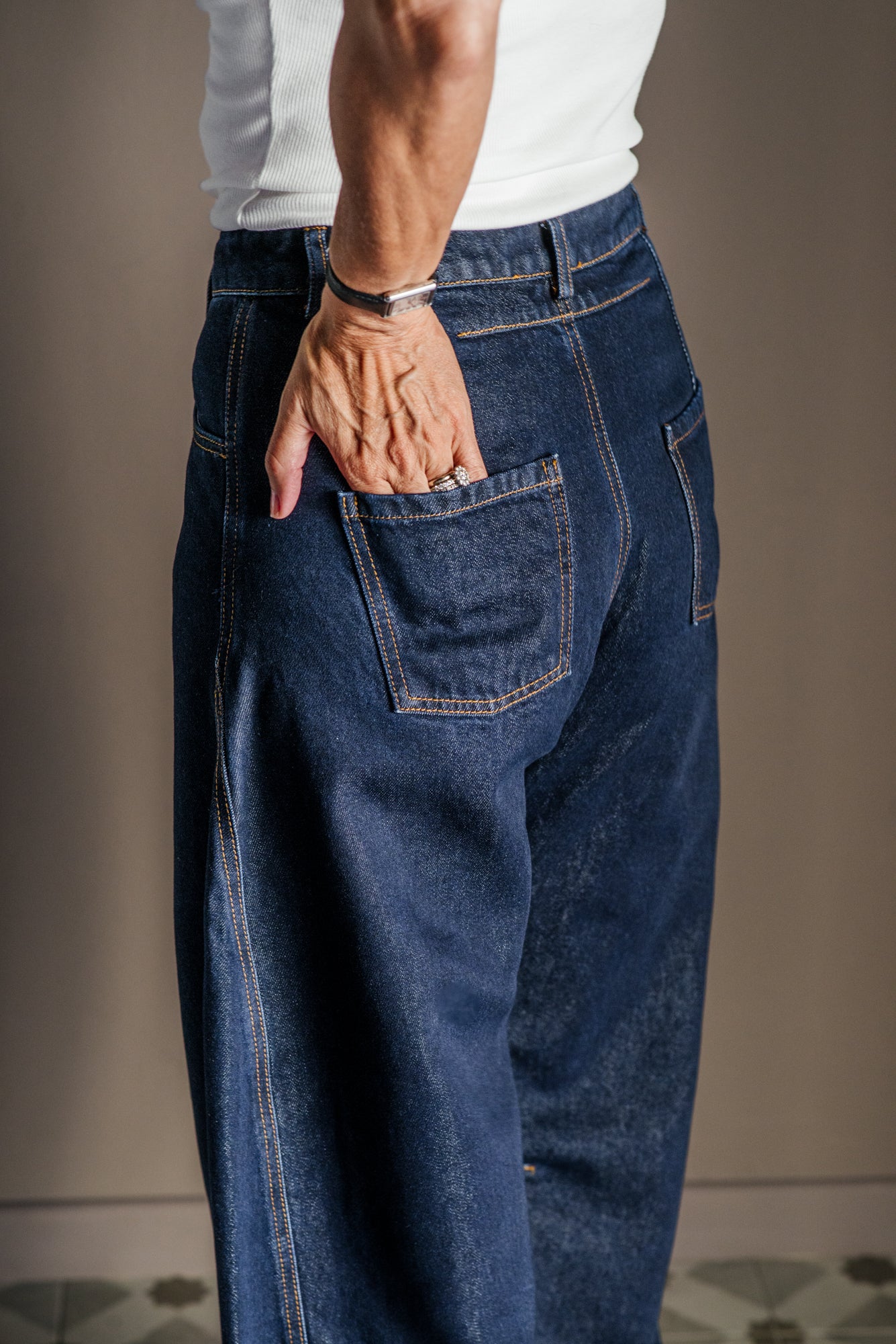 Pantalone jeans barrel fit - So Allure