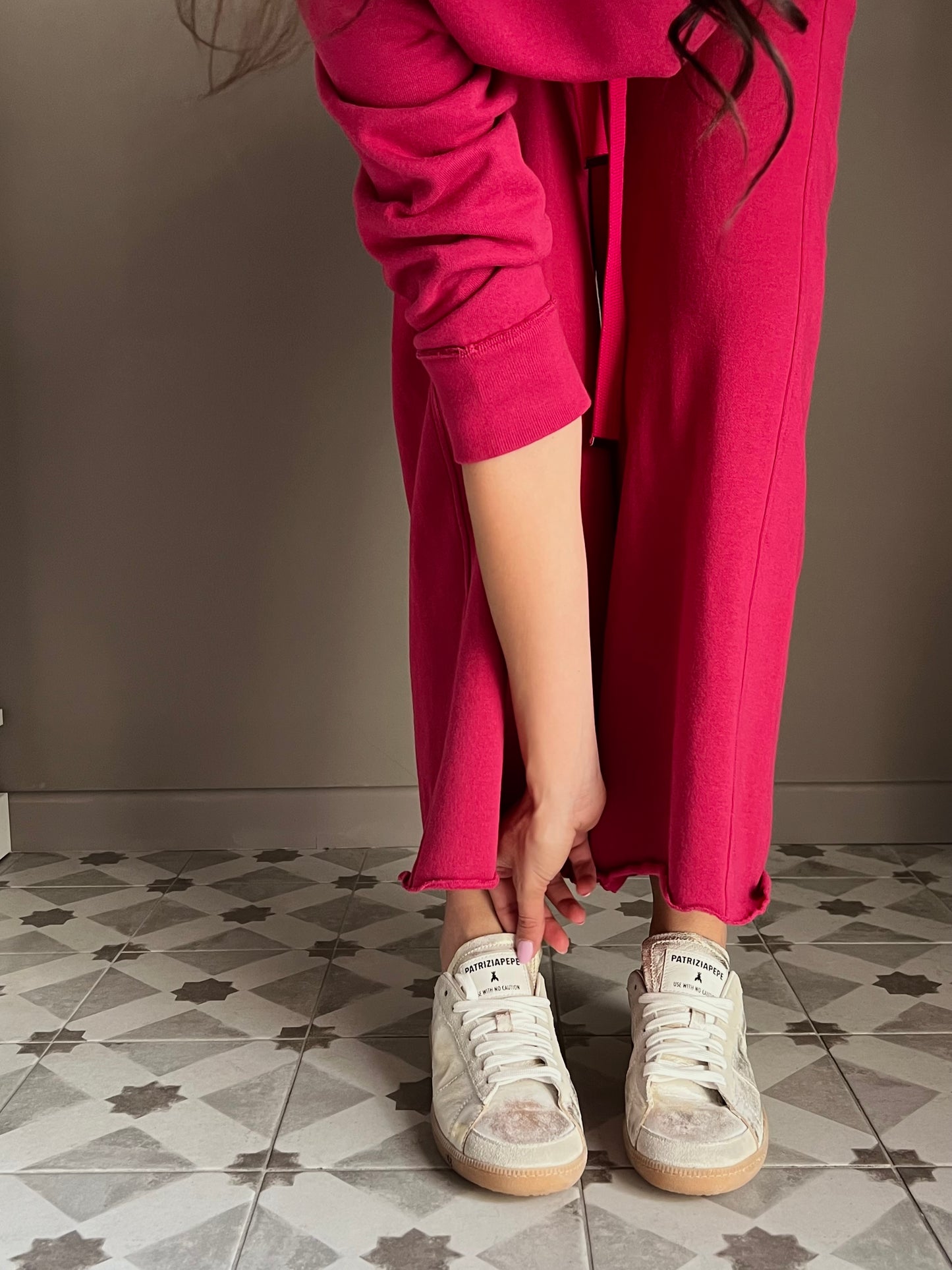 Sneakers in nappa sfumata Gold