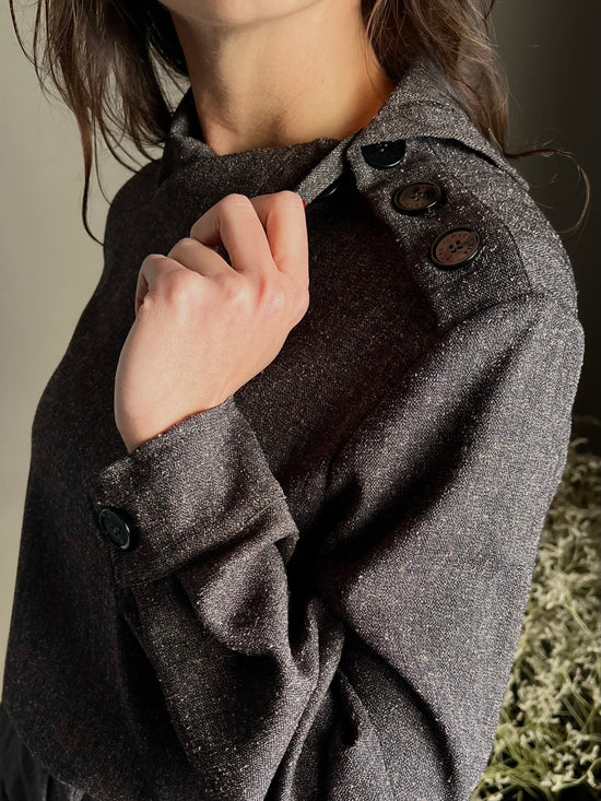 Maglia effetto abbottonato