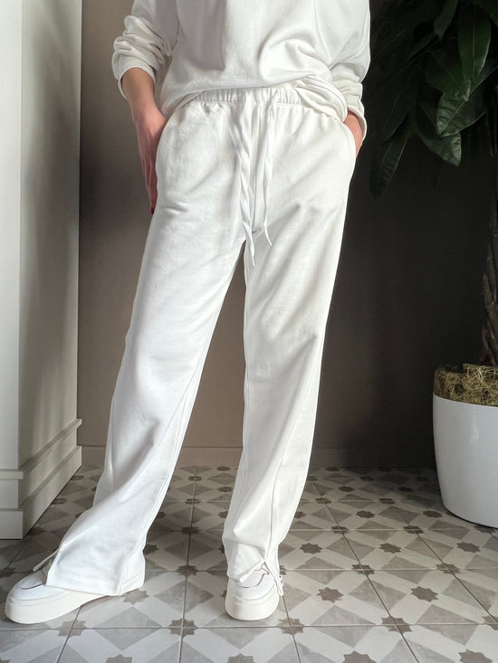 Pantalone in felpa con coulisse