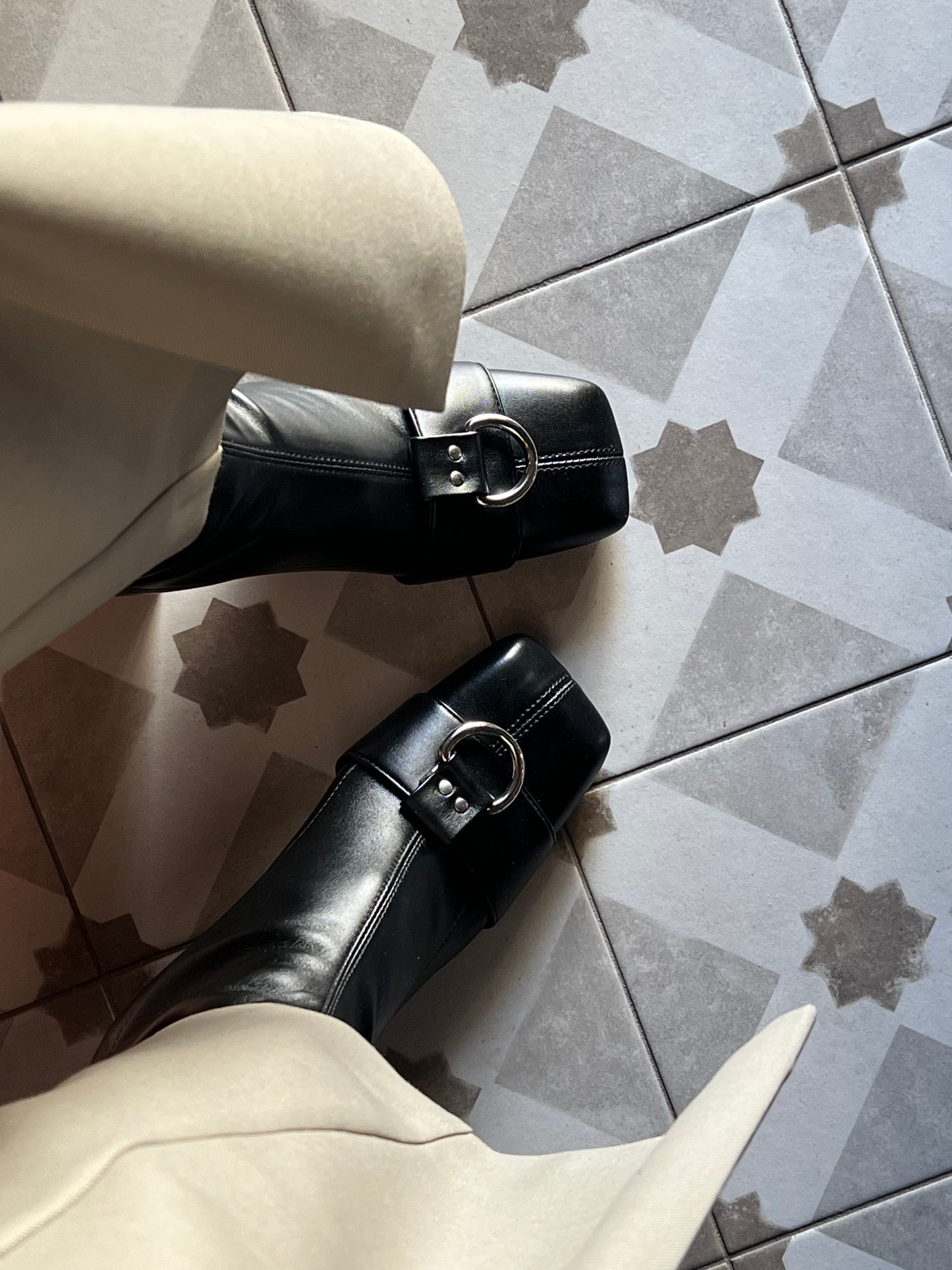 Stivaletto in nappa strech