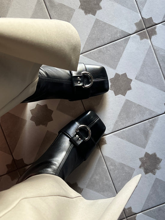 Stivaletto in nappa strech