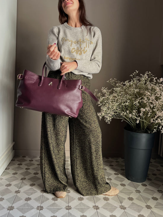 Pantalone palazzo fil-à-fil Alessia Santi
