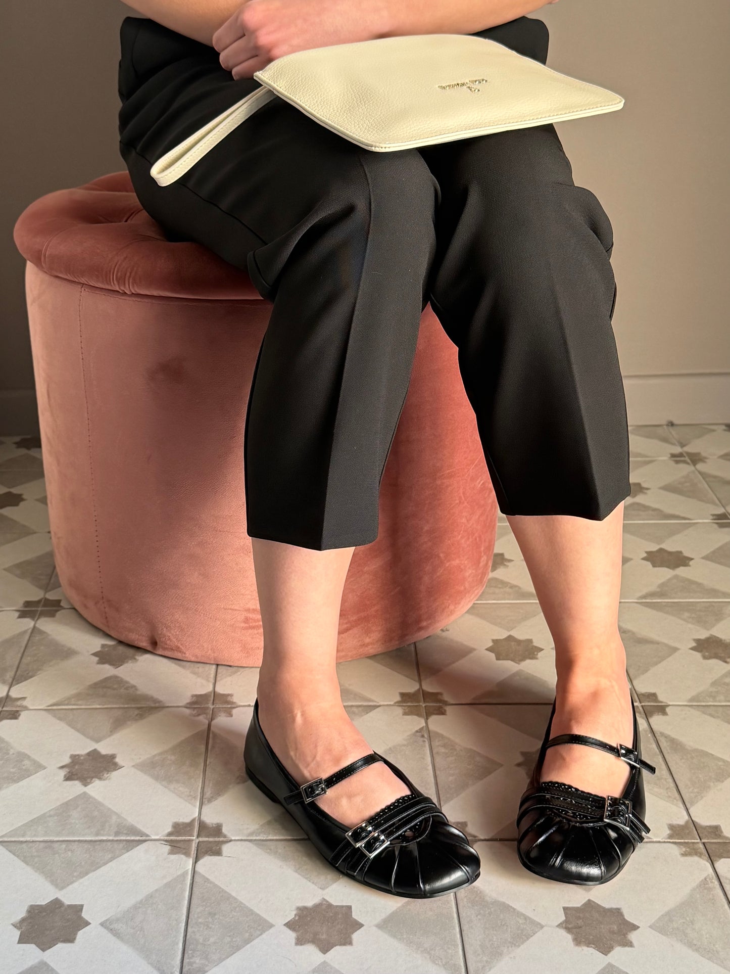 Mary Jane flat con doppio cinturino